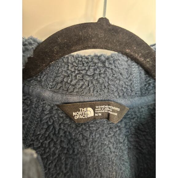 The North Face Crescent Full-Zip Fleece Jacket Heather Blue Women’s Medium - Picture 6 of 8